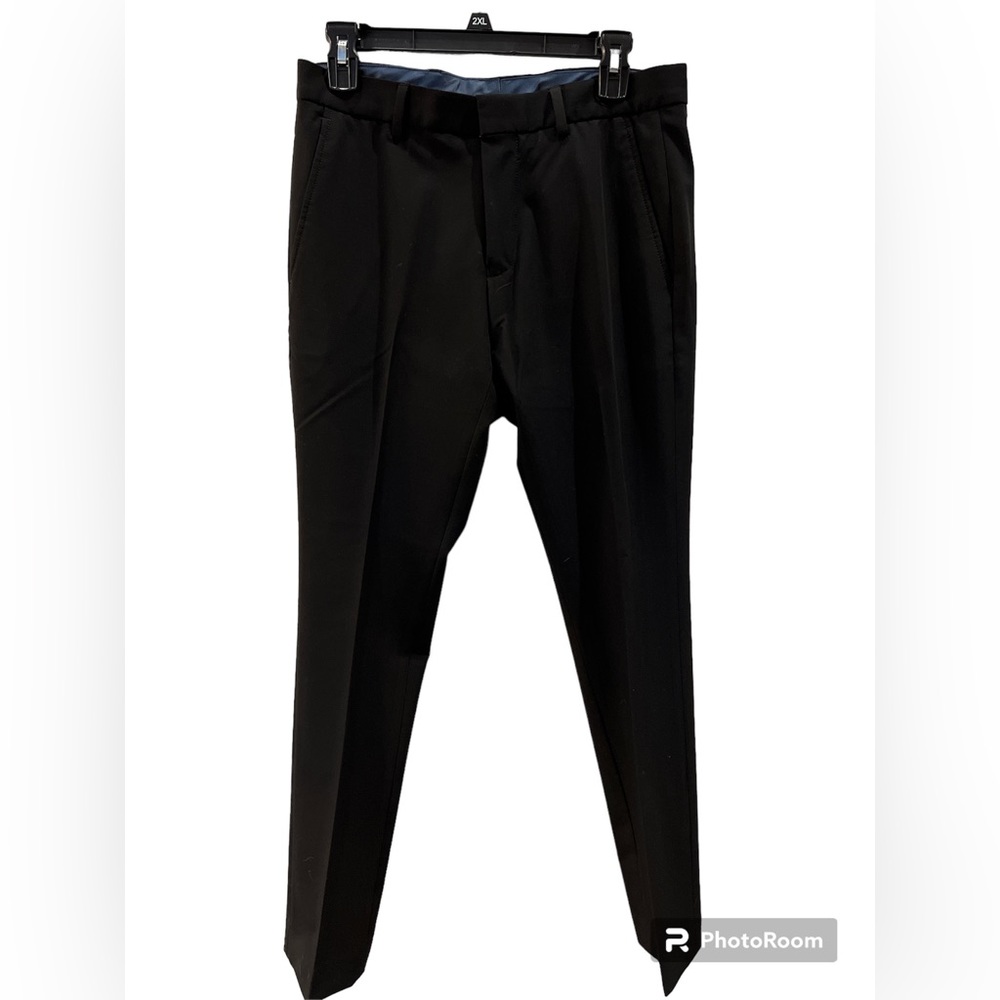 Egara Men’s Black Slacks Slim Fit 28x30
